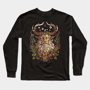 Wiccan Pagan God Long Sleeve T-Shirt